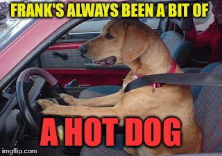 FRANK'S ALWAYS BEEN A BIT OF A HOT DOG | made w/ Imgflip meme maker