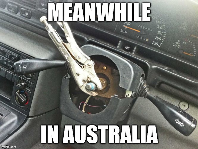 Weight reduction bro | MEANWHILE; IN AUSTRALIA | image tagged in australia,cars | made w/ Imgflip meme maker