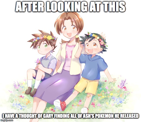 Pre-Trainer Palletshipping | AFTER LOOKING AT THIS; I HAVE A THOUGHT OF GARY FINDING ALL OF ASH'S POKEMON HE RELEASED | image tagged in palletshipping,gary oak,ash ketchum,memes,pokemon | made w/ Imgflip meme maker