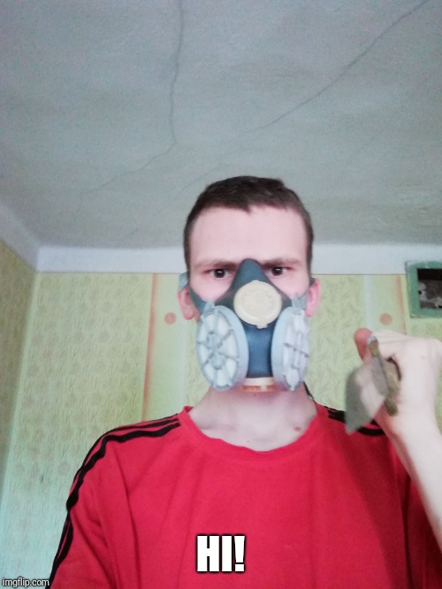 Image tagged in gas mask guy Imgflip