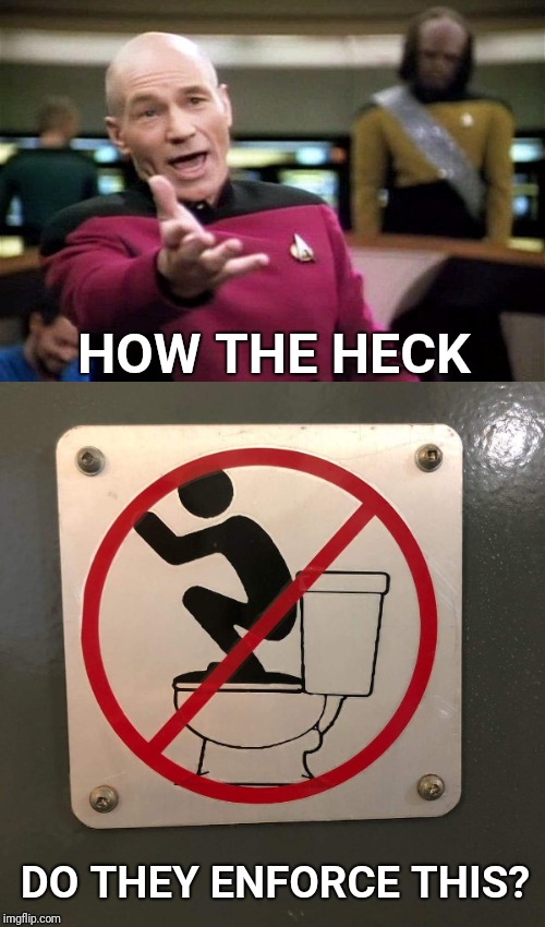 Seriously | HOW THE HECK; DO THEY ENFORCE THIS? | image tagged in toilet,toilet humor,asian,picard wtf,picard | made w/ Imgflip meme maker