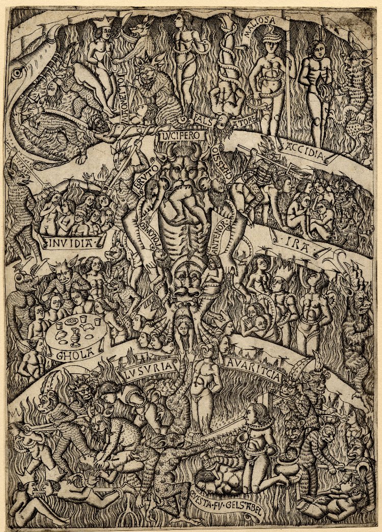 dante inferno woodcut Blank Meme Template