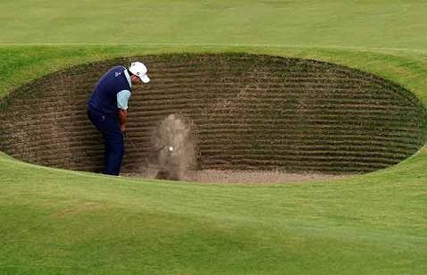 Golf bunker Blank Meme Template