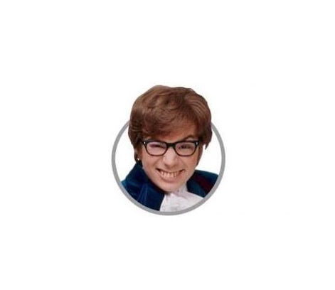 Austin Powers Approves this Message Blank Meme Template
