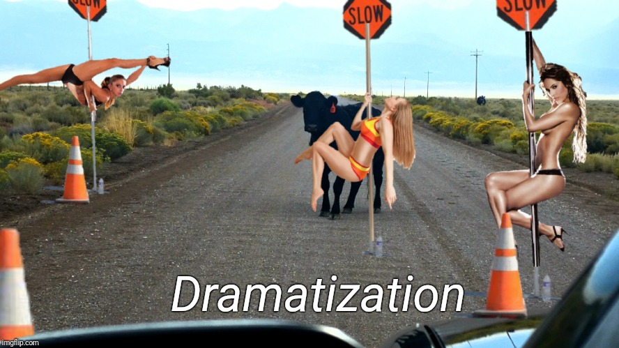 Road work be like... | Dramatization | image tagged in memes,funny,funny road signs,first world problems,roll safe think about it,real life | made w/ Imgflip meme maker