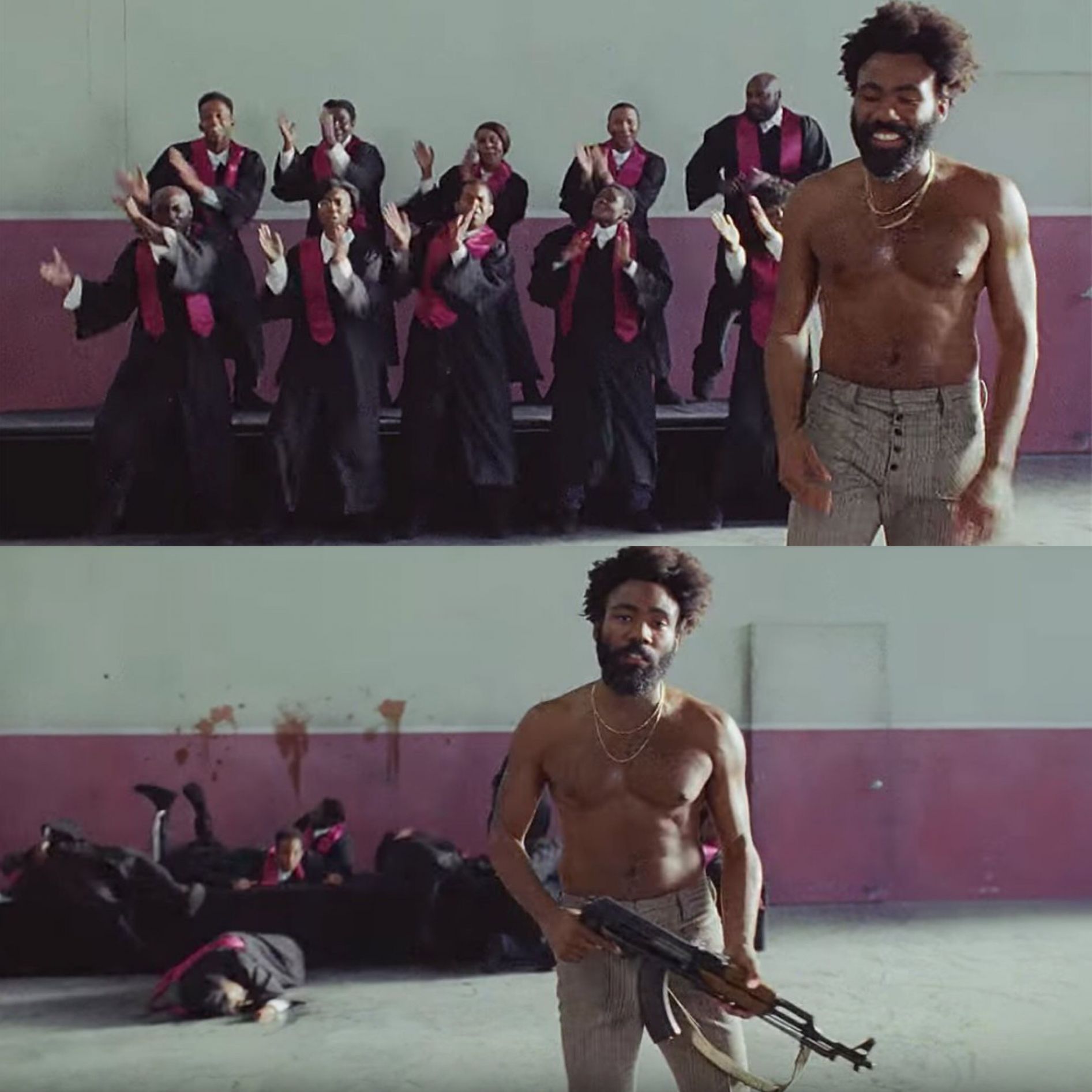 High Quality Childish Gambino Blank Meme Template