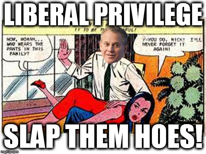 Liberal Privilege | LIBERAL PRIVILEGE; SLAP THEM HOES! | image tagged in slap them hoes,lib,democrat perverts,liberal hypocrisy,feminists are tools | made w/ Imgflip meme maker