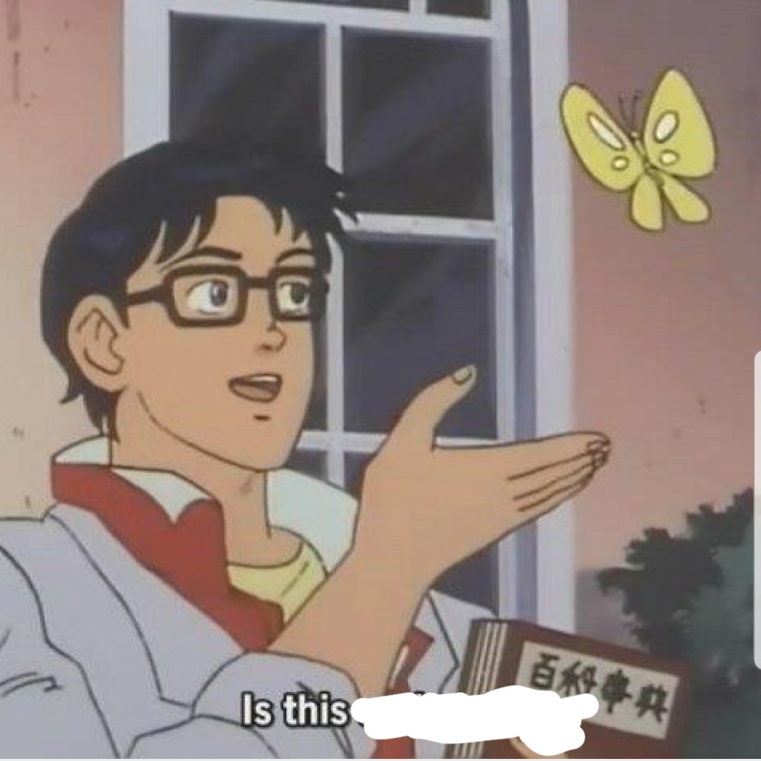 High Quality Butterfly man Blank Meme Template