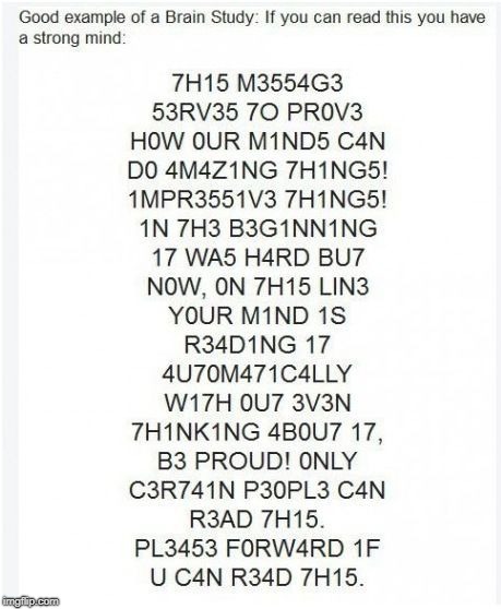 Comment what it says if you can read it! | image tagged in smart,brain,study | made w/ Imgflip meme maker