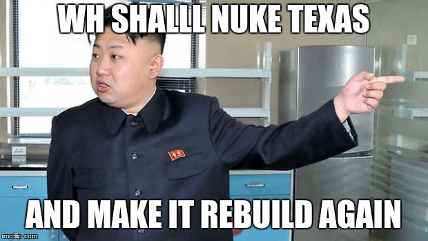 This is Why I Nuke People.  | WH SHALLL NUKE TEXAS; AND MAKE IT REBUILD AGAIN | image tagged in this is why i nuke people | made w/ Imgflip meme maker