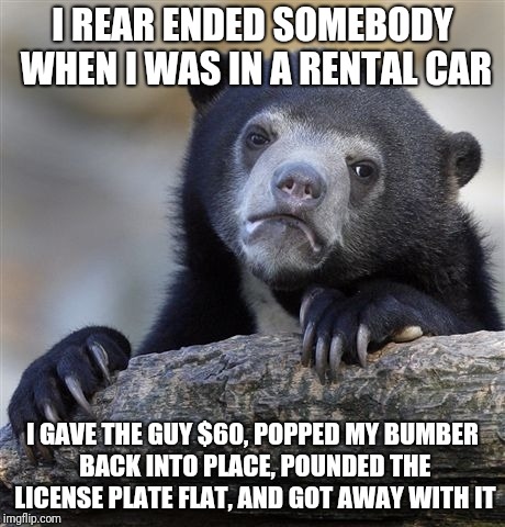 Confession Bear Meme - Imgflip