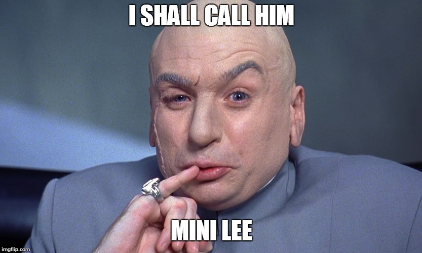 Dr. Evil | I SHALL CALL HIM MINI LEE | image tagged in dr evil | made w/ Imgflip meme maker