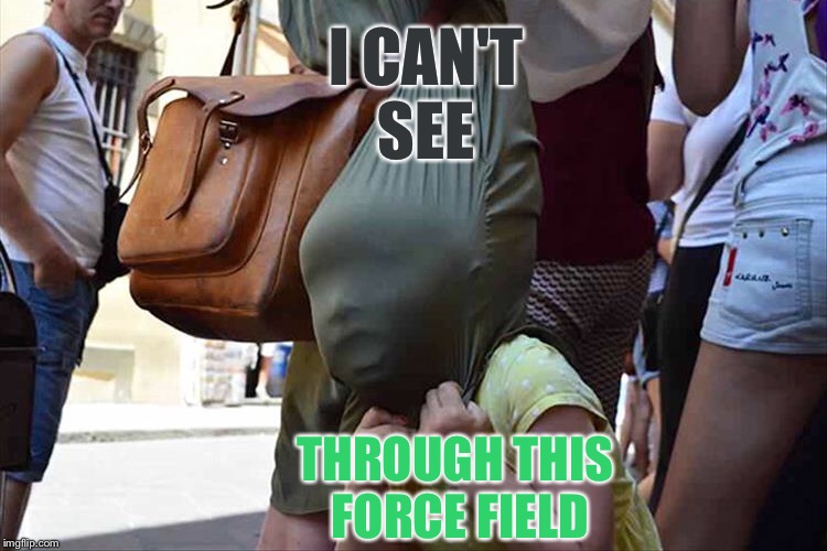 I CAN'T SEE THROUGH THIS FORCE FIELD | made w/ Imgflip meme maker