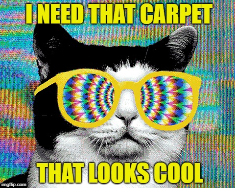 THAT LOOKS COOL I NEED THAT CARPET | made w/ Imgflip meme maker