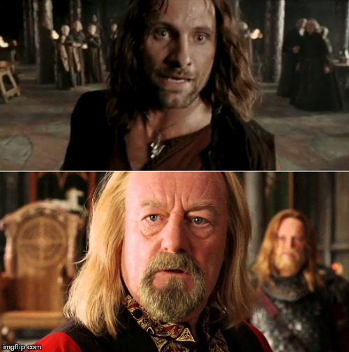 High Quality Gondor calls for aid Blank Meme Template