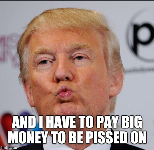 AND I HAVE TO PAY BIG MONEY TO BE PISSED ON | made w/ Imgflip meme maker