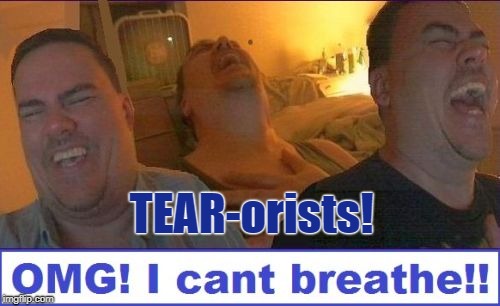 LMAO | TEAR-orists! | image tagged in lmao | made w/ Imgflip meme maker