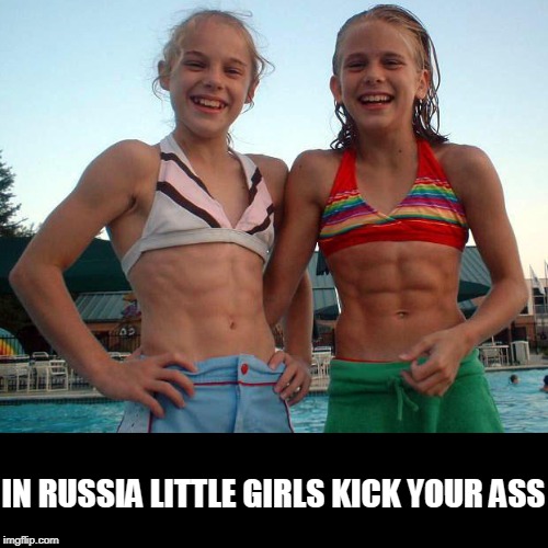 Ass kicking in Russia | image tagged in funny,memes,abs,russia | made w/ Imgflip demotivational maker