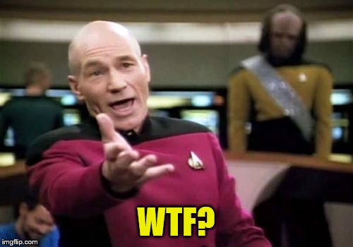 Picard Wtf Meme | WTF? | image tagged in memes,picard wtf | made w/ Imgflip meme maker