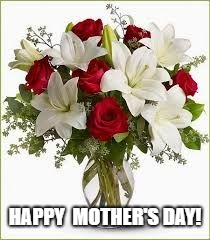 flowers | HAPPY 
MOTHER'S DAY! | image tagged in flowers | made w/ Imgflip meme maker