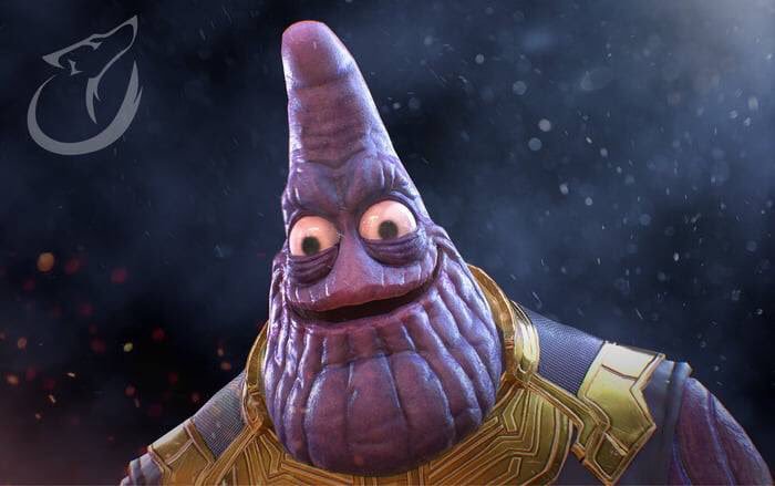 High Quality Thanos Patrick Blank Meme Template