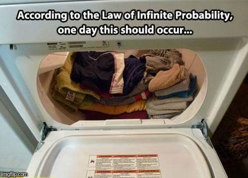 Impossibility | image tagged in funny laundry,impossible | made w/ Imgflip meme maker