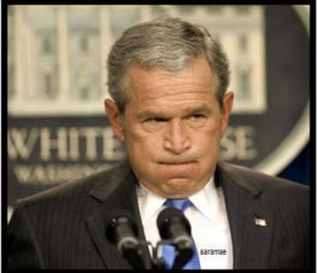 George Bush I Accidentally Blank Meme Template