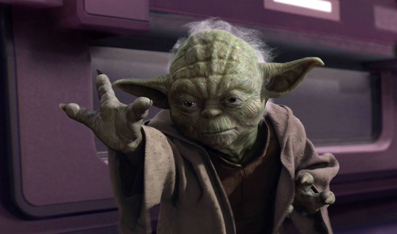 Yoda Force Push Blank Meme Template
