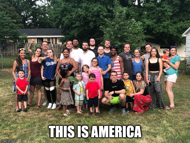 The main stream media wants you to think racism is a huge issue in American society. It's NOT!  | THIS IS AMERICA | image tagged in racism,not racist,usa,unity,clifton shepherd cliffshep | made w/ Imgflip meme maker
