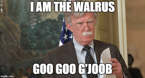 I AM THE WALRUS; GOO GOO G'JOOB | image tagged in politics,the beatles | made w/ Imgflip meme maker