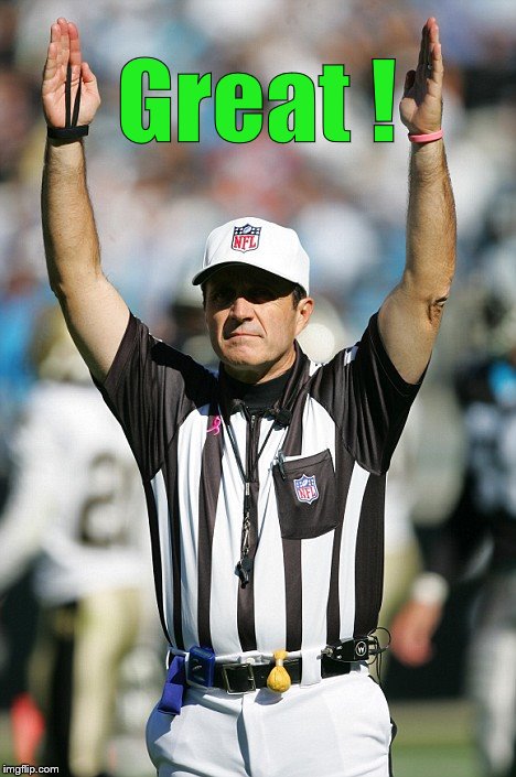 TOUCHDOWN! | Great ! | image tagged in touchdown | made w/ Imgflip meme maker