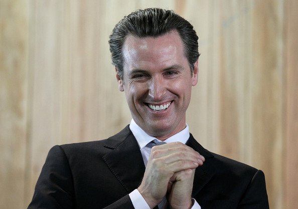 Scheming Gavin Newsom  Blank Meme Template