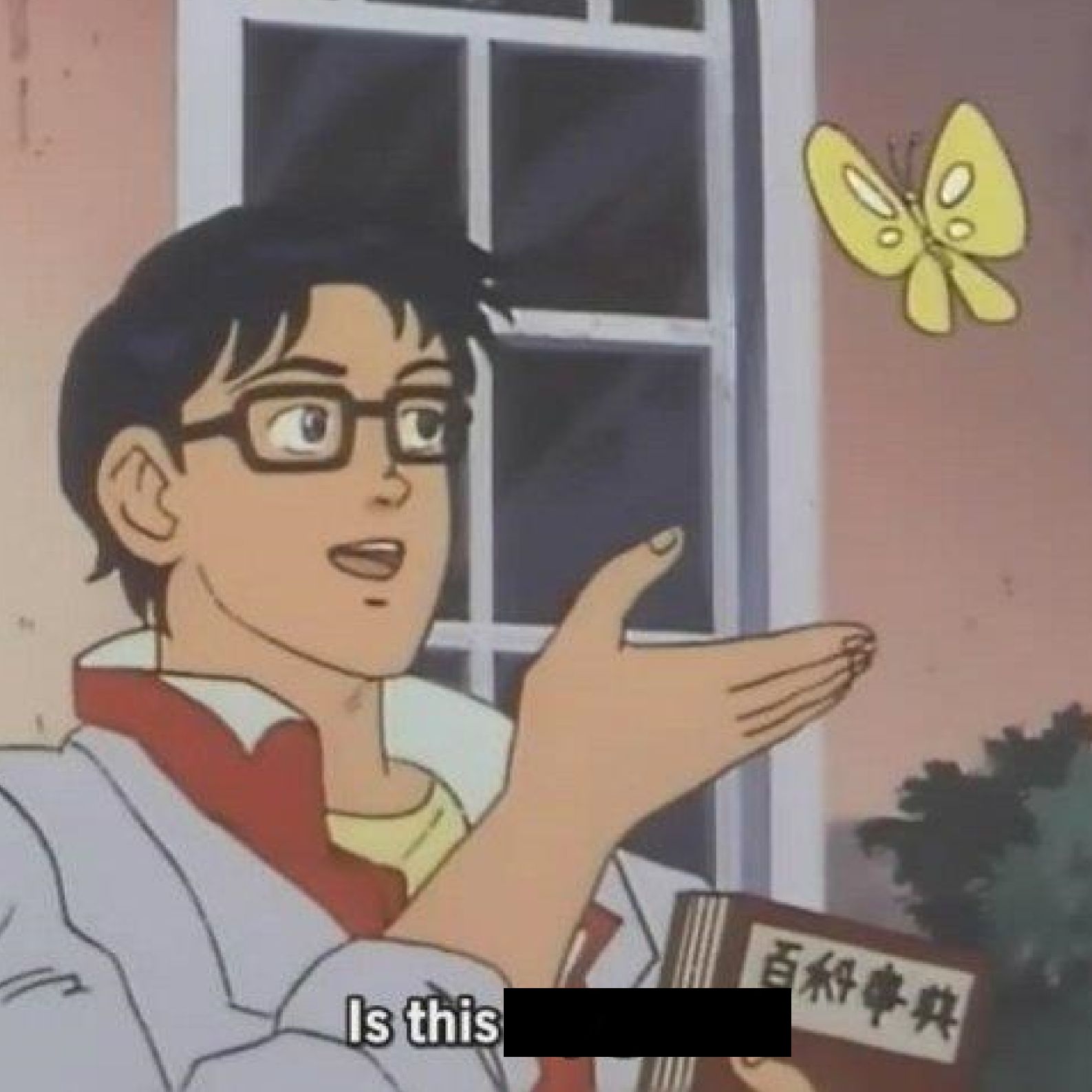 High Quality Is this a butterfly Blank Meme Template