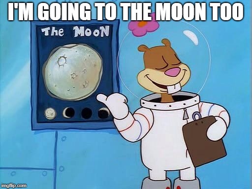 I'M GOING TO THE MOON TOO | made w/ Imgflip meme maker