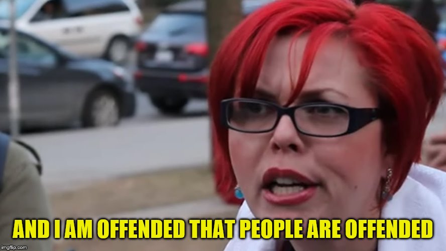 AND I AM OFFENDED THAT PEOPLE ARE OFFENDED | made w/ Imgflip meme maker