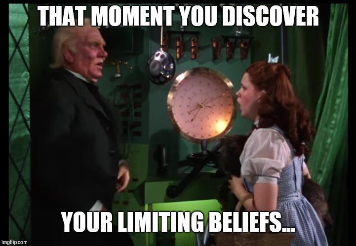 Self Development Bites Back | THAT MOMENT YOU DISCOVER; YOUR LIMITING BELIEFS... | image tagged in funny memes | made w/ Imgflip meme maker