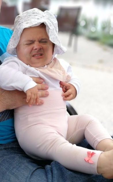 Disgusted Baby Hannes Blank Meme Template