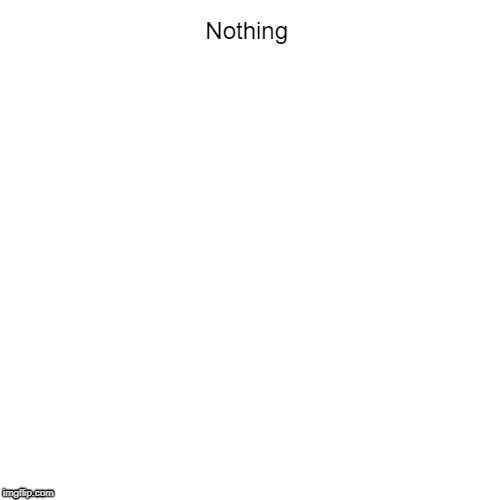 Nothing | | image tagged in funny,pie charts | made w/ Imgflip chart maker