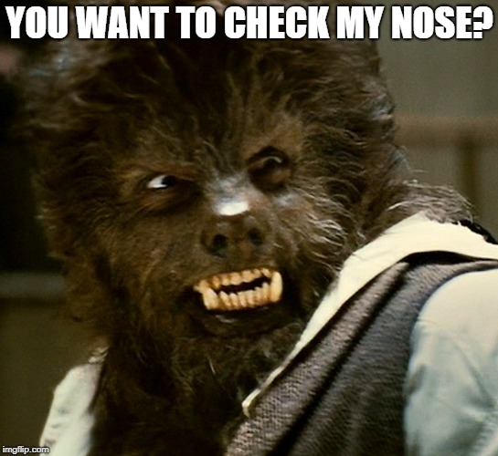 YOU WANT TO CHECK MY NOSE? | made w/ Imgflip meme maker