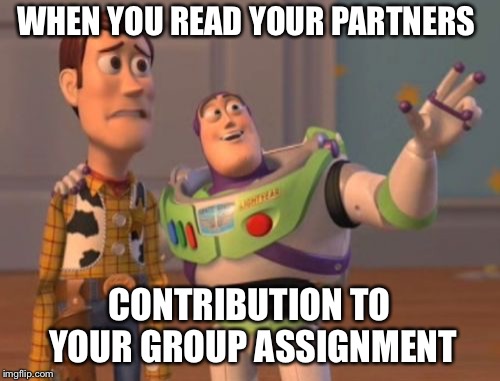 Image result for group assignment meme