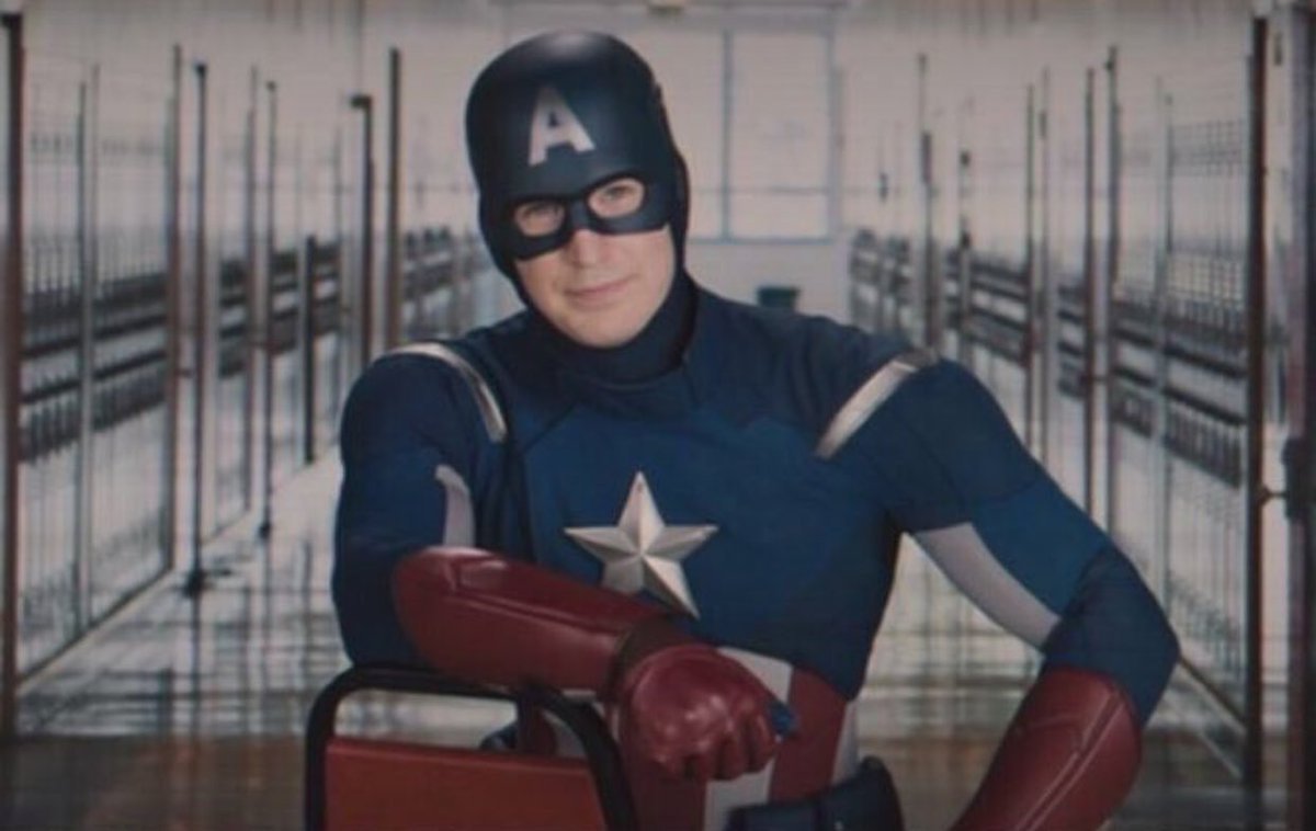 Captain America detention Blank Meme Template