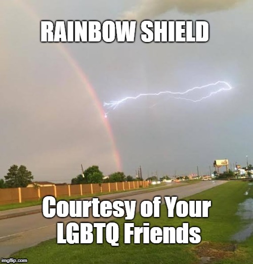Rainbow Shield | image tagged in rainbow | made w/ Imgflip meme maker