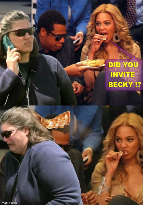 BBQBecky | image tagged in beyonce,jay z,park,racist,bbq,becky | made w/ Imgflip meme maker