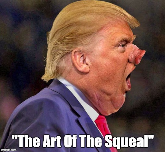 "The Art Of The Squeal" | "The Art Of The Squeal" | image tagged in master piggy,trump is a porcine person,deplorable donald,despicable donald,devious donald,dishonorable donald | made w/ Imgflip meme maker