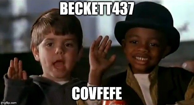 Spanky and stymie | BECKETT437; COVFEFE | image tagged in spanky and stymie | made w/ Imgflip meme maker