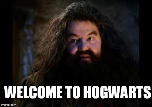 WELCOME TO HOGWARTS | made w/ Imgflip meme maker