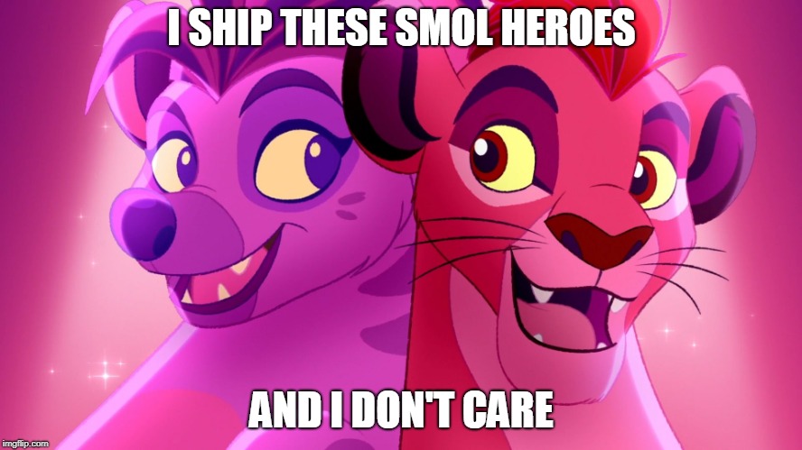I SHIP THESE SMOL HEROES; AND I DON'T CARE | image tagged in i ship it | made w/ Imgflip meme maker
