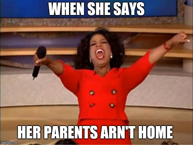 And it turns out you are the father  | WHEN SHE SAYS; HER PARENTS ARN'T HOME | image tagged in you are the father | made w/ Imgflip meme maker