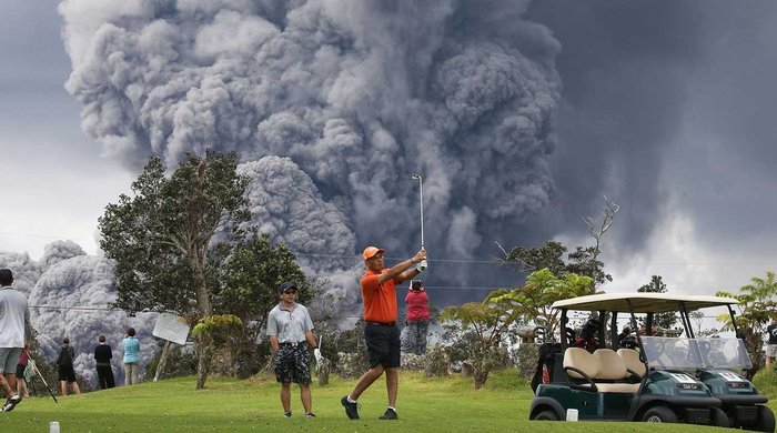 High Quality golf volcano meme Blank Meme Template