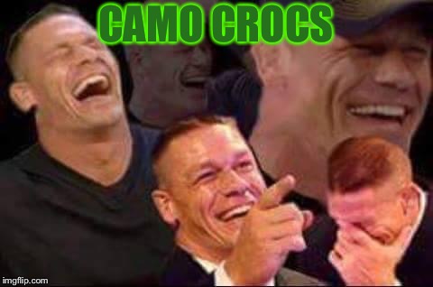 CAMO CROCS | made w/ Imgflip meme maker
